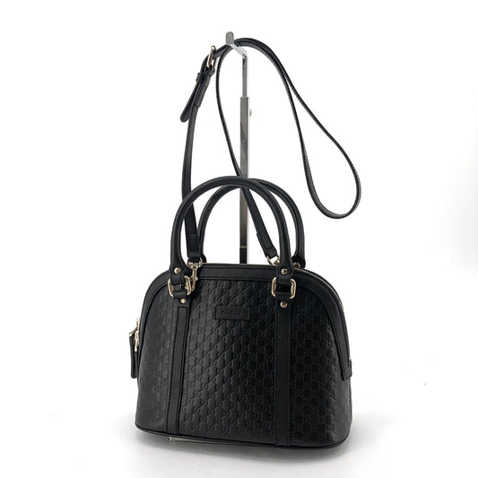 Gucci Microshima Mini Dome Tote Bag and Crossbody Bag 449654 158094935 [P]