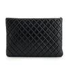 CHANEL Gold-Tone Lambskin Clutch Large 158094992 [P]