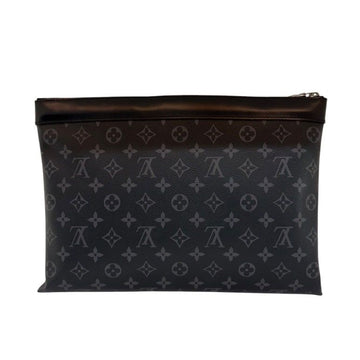 LOUIS VUITTON Schwarze Pochette Monogram Eclipse Apollo Männer Clutch M62291 158098128 [P]