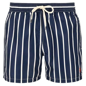 POLO RALPH LAUREN Polo Classic Stripe Schwimmshorts Navy Weiß 710975405 001 140192187 [P]