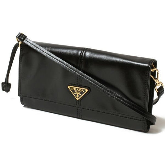 PRADA ショルダーストラップレザー財布 156103293 [P]