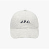 APC Heathered Light Grey Charlie Baseball Cap 144730251 [P]