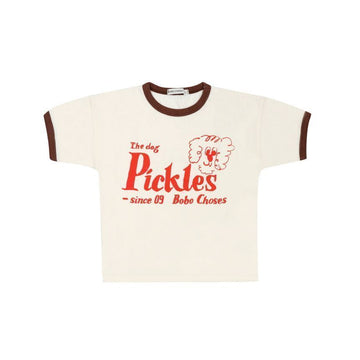 BOBO CHOSES ピクルス ザ ドック コントラスト リンガー キッズ Tシャツ 157967859 [P]