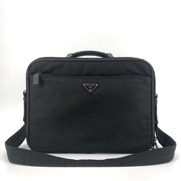 Prada Re-Nylon Triangle Logo Briefcase Tote Bag Shoulder Bag 2 Way 158109155 [P]