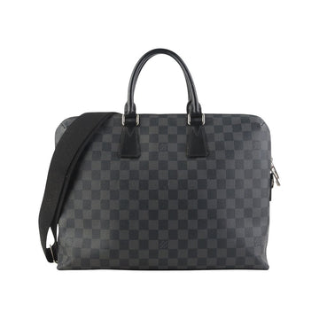 LOUIS VUITTON ダミエ・グラフィット・ポルト・ドキュマン・ジュール・ブリーフケース 37471-2 158112595 [P]