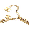 CHANEL Gold CC Drop Double Chain Belt 37470K-2 158112880 [P]