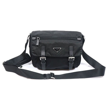 PRADA リナイロン サフィアーノ シルバー金具 トライアングル クロスバッグ 1BD953 158117940 [P]