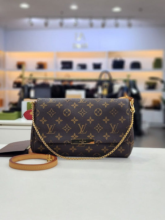 Louis Vuitton Monogram Favorite MM Shoulder Bag M40718 158118873 [P]