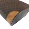 Celine Brown Leather Trimmed Macadam Shoulder Bag 158119834 [P]