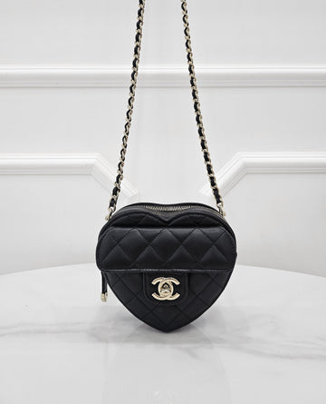 CHANEL ハートミニラムスキンクロスバッグ AP2784 32番 158121913 [P]