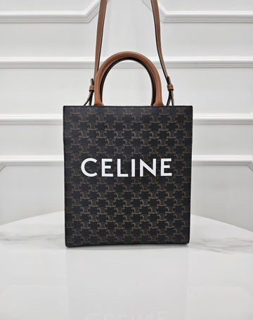 CELINE Triomphe Vertikal Cabas Tasche Klein 191542BZK 158121916 [P]