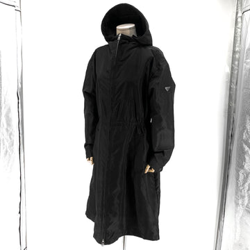 Prada Nylon Triangle Logo Long Windbreaker Raincoat Jacket AA1722 158121927 [P]