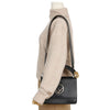 Fendi Kani F Black Leather Tote Shoulder Bag 157298205 [P]
