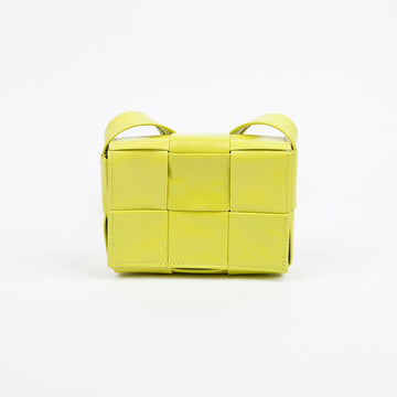 Bottega Veneta Cassette Mini Crossbody Bag Acid Kiwi 157910410 [P]