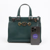 Gucci Small Leather Tote Bag Green 157910423 [P]