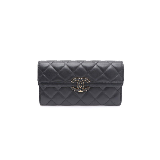 CHANEL ラムスキン 長財布 AP0425 CCロゴ kk26740092 158122595 [P]