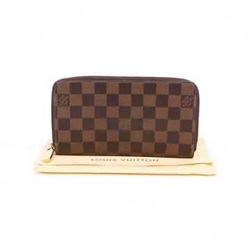 Louis Vuitton Long Wallet Damier Ébène Canvas 158092587 [P]