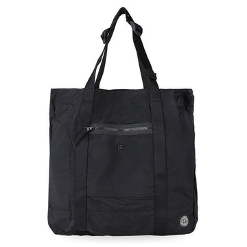 STONE ISLAND ストーン メンズ ロゴ パッチ ナイロン トートバッグ（ブラック） L1S15 9200012 S0251 V0029 151208566 [P]