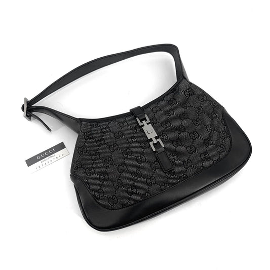 GUCCI デニムジャッキー1961ホーボーバッグショルダーバッグ01147 158123329 [P]