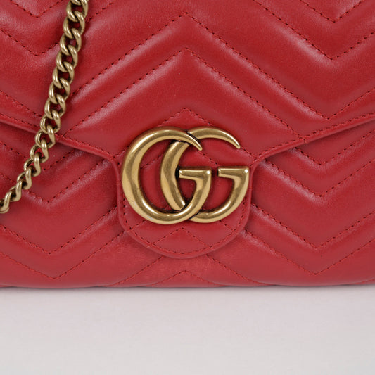 GUCCI 474575 GG マモン マトラッセ ミニチェーン クロスバッグ 5332619360 157638461 [P]
