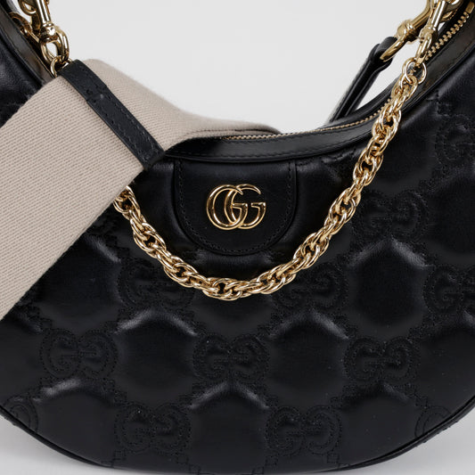 GUCCI マトラッセ スモール ショルダーバッグ ブラック 157889221 [P]