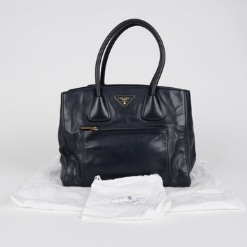 PRADA Vitello Phoenix Schwarz Tasche 157897159 [P]