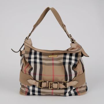 BURBERRY Haus Check Schultertasche 157910904 [P]