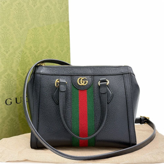 GUCCI GGオフィディアスモールトップハンドルウェブトートバッグショルダーバッグハンドルバッグ719882 158123344 [P]