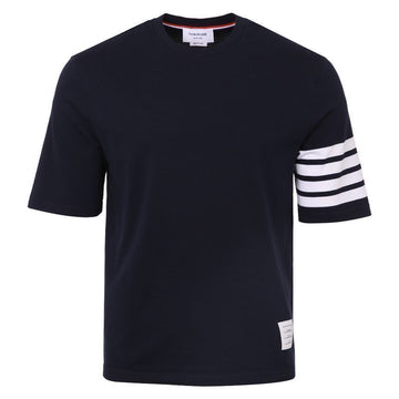 Thom Browne Short Sleeve Navy Striped T-shirt 156294268 [P]