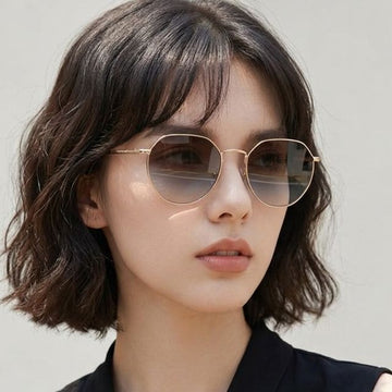 Isabel Marant Sunglasses IM0137 F SK 00098 Round Gold Frame Asian Fit 149926561 [P]