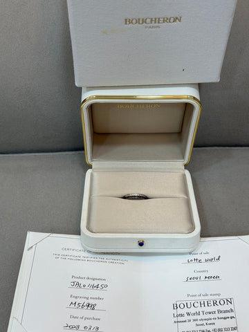 BOUCHERON ダイヤモンドクアトロウェディングバンドリング 158124078 [P]