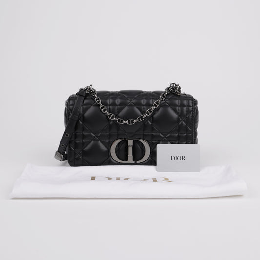 Dior Caro Carnage Medium Black Crossbody Bag 157796368 [P]