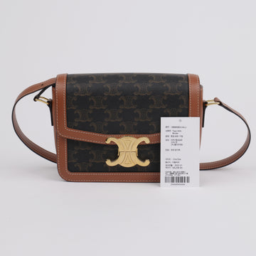 CELINE Canvas Schultertasche 157797360 [P]