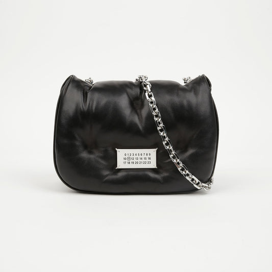 MAISON MARGIELA Schwarze Glam Slam Klappen-Crossbody-Tasche 157898059 [P]