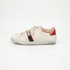 Gucci Ace Banding White Leather Sneakers 157898771 [P]
