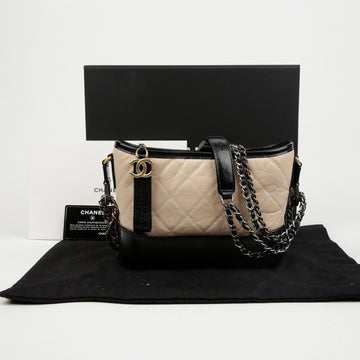 CHANEL ガブリエルスモールホーボーバッグ ベージュ 158079902 [P]