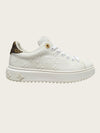 Louis Vuitton White Lettering Monogram Timeout Sneakers 158124569 [P]