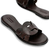 Dragon Diffusion Big Ring Leather Sandals 5001 DKBROWN 158125279 [P]
