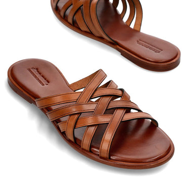 DRAGON DIFFUSION 26SS 3 Kreuzsandalen 5111 TANBLACK 158125906 [P]