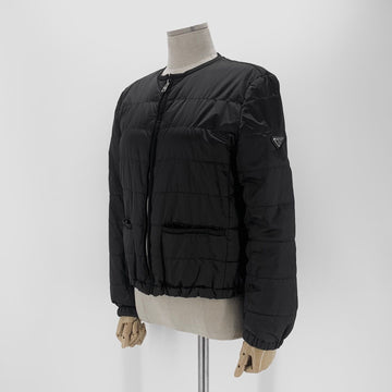 Prada Women’s Lightweight Short Padded Jacket with Triangle Logo 158127043 [P]