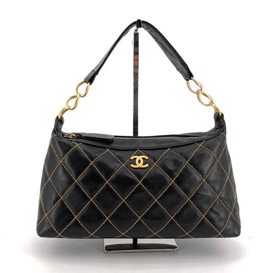 CHANEL Wildstitch Hobo Tasche Schultertasche 158127114 [P]