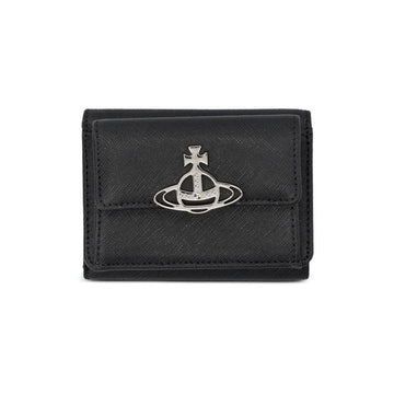 Vivienne Westwood 26SS ORB Logo Small Flap Pulse Wallet Black 5115002UW L001N N401 150835012 [P]