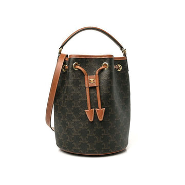Celine Triope Clara Bucket Bag Tan 116882 FQM 04LU 150635421 [P]