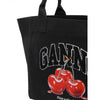 Ganni 26 Black Medium Cherry Tote 158135668 [P]