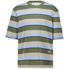 AMI Oval Patch Stripe Short Sleeve T-Shirt 158136059 [P]