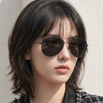CHANEL Titanium Sunglasses CH4189TQ C112/87 Big Size Double Bridge 73892697 [P]