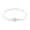 Pandora Moment Barrel Classical Snake Chain Silver Bracelet 157969573 [P]