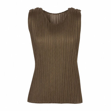 ISSEY MIYAKE Pleats Please Women's Sleeveless T-Shirt PP67 JK401 44 158139332 [P]