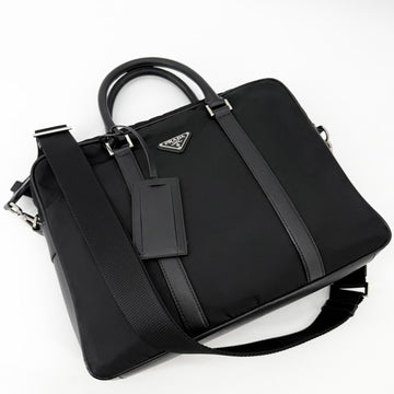 Prada Nylon Triangle Logo Men's Briefcase 2VE661 158140419 [P]