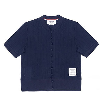 Thom Browne Women’s Pointelle Rib Short Sleeve Cardigan 53166821 [P]